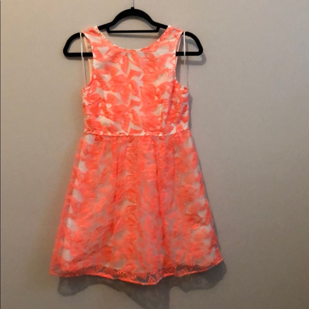 FUN Pink & White floral dress US6/UK10